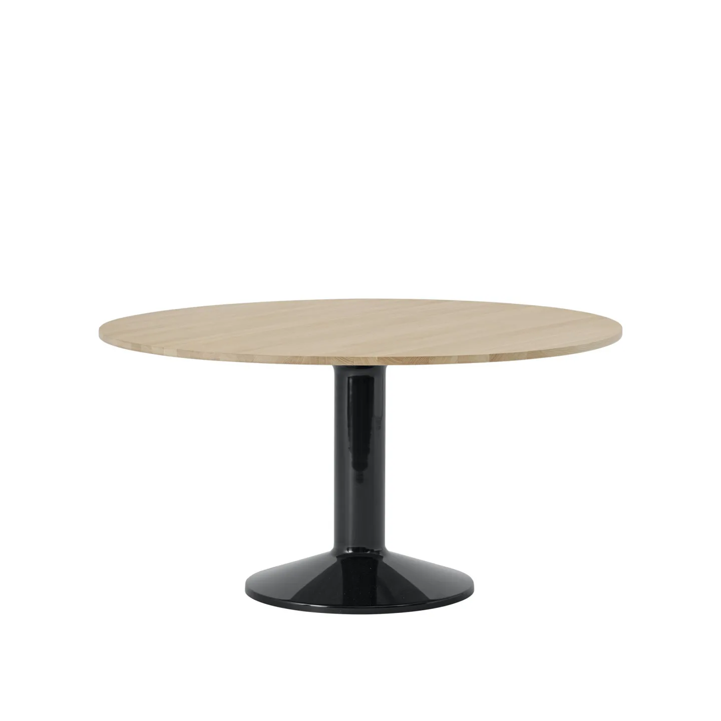 Muuto - Midst matbord 140 cm oiled oak, black - Matbord - TAF Studio - Svart - Trä