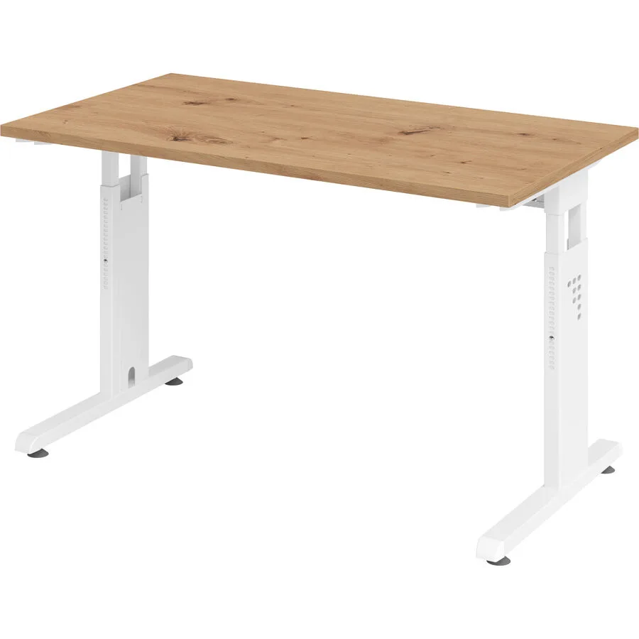 Schreibtisch Office Asteiche Holzwerkstoff B 120 T 67 cm
