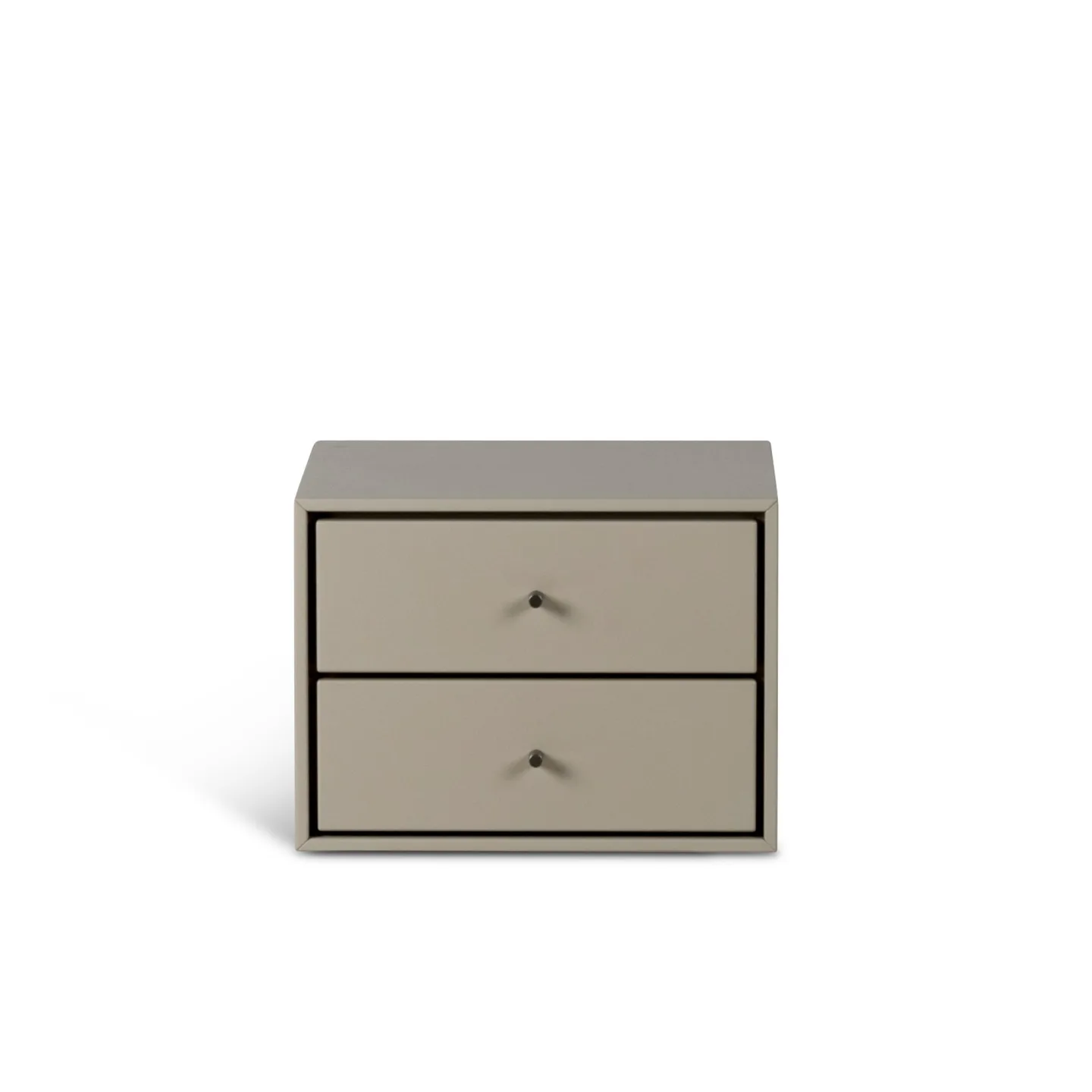 Mavis - Volt Nattduksbord Beige/Rostfritt - Sängbord - Martina Elgemark - Silver,Beige - Metall/Trä