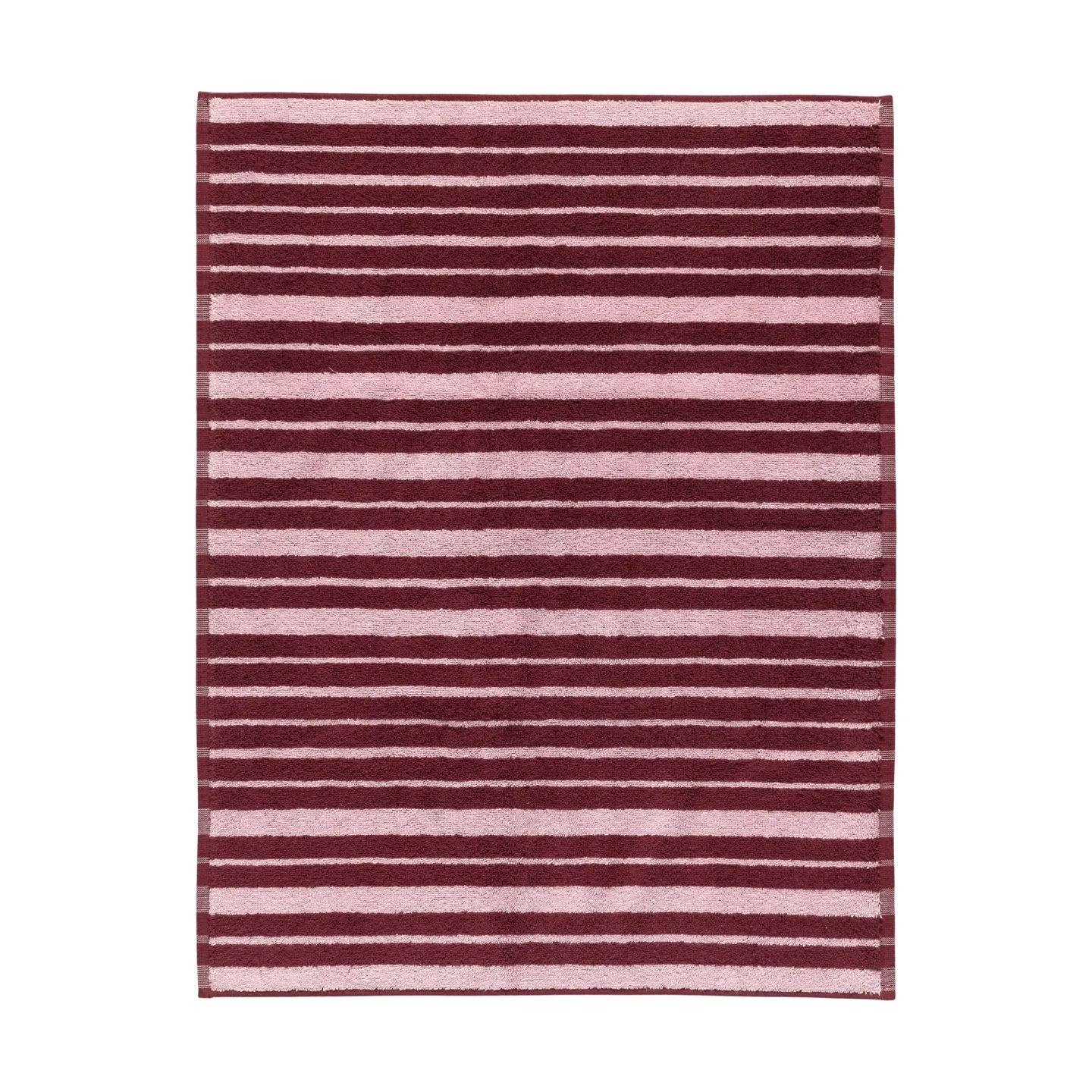 Marimekko Raide Badematte 50x70 cm Burgundy-pink