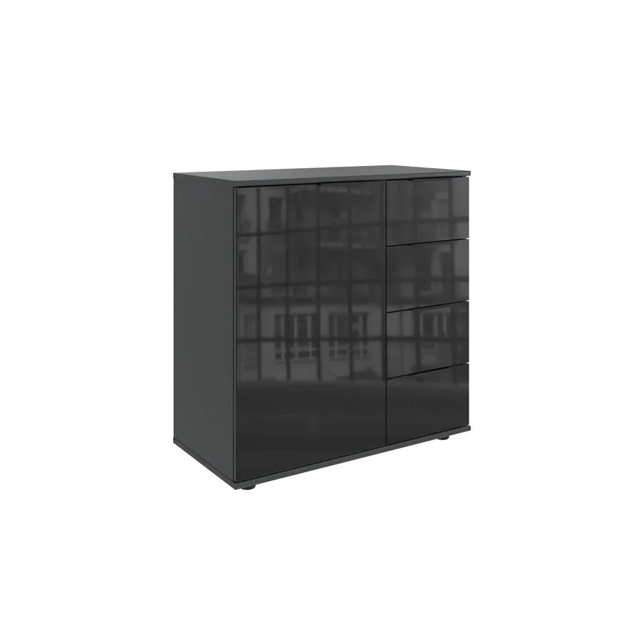 Kommode Metac graphit Holzwerkstoff B 81 H 83 cm