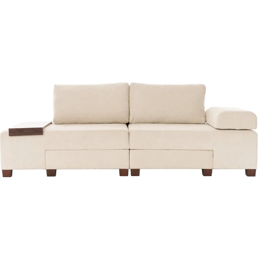 Bettsofa Foldbar Cream Polyester B 233 T 93 cm