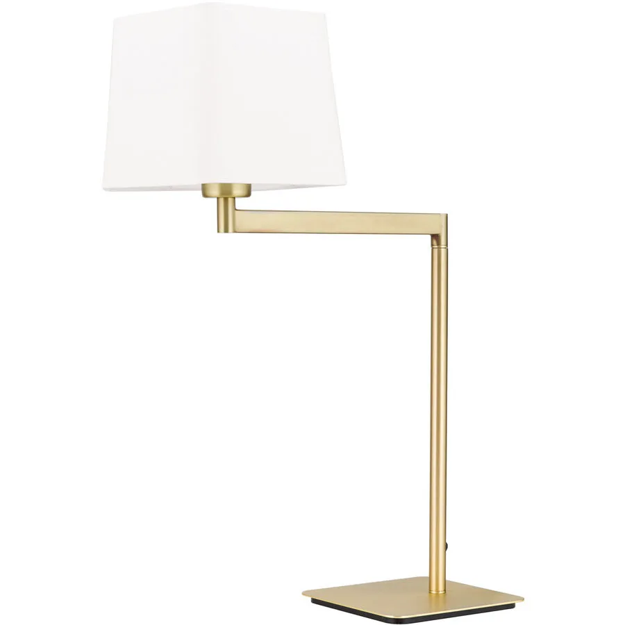 Tischlampe Carlton Stahl 37.5 cm - Farbe: messing matt