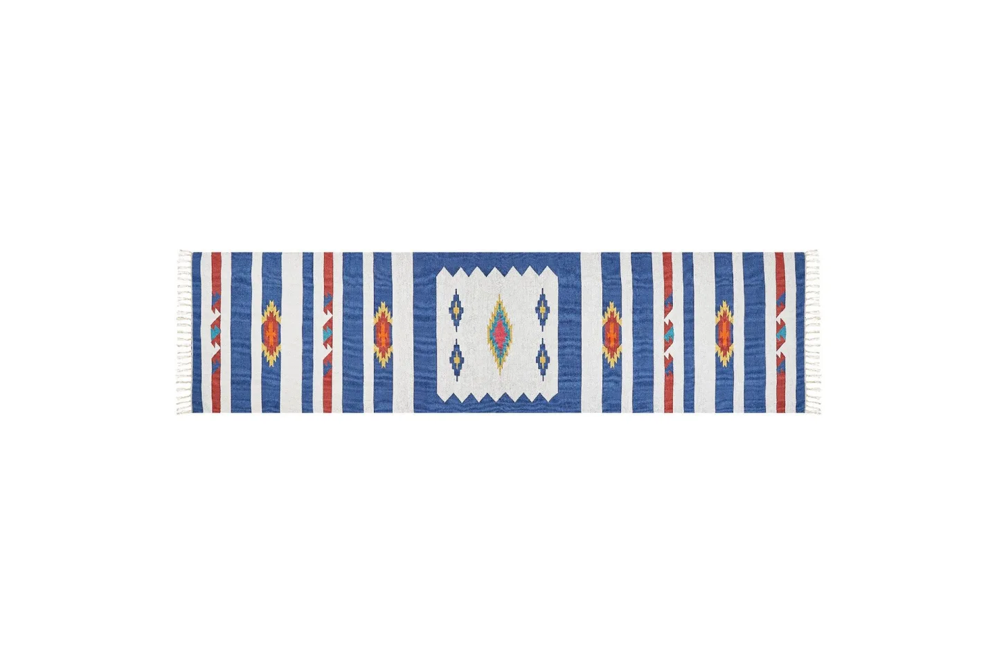 Varser Bomullsmatta 80x300 cm - Blå