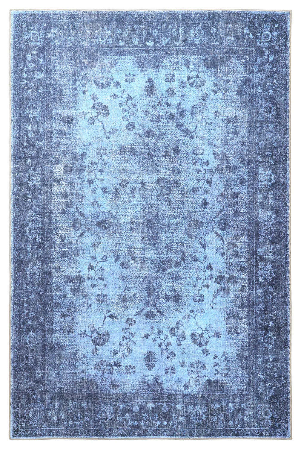 Flachgewebter Teppich - Gombalia (marineblau) (Größe: 190 x 280 cm)