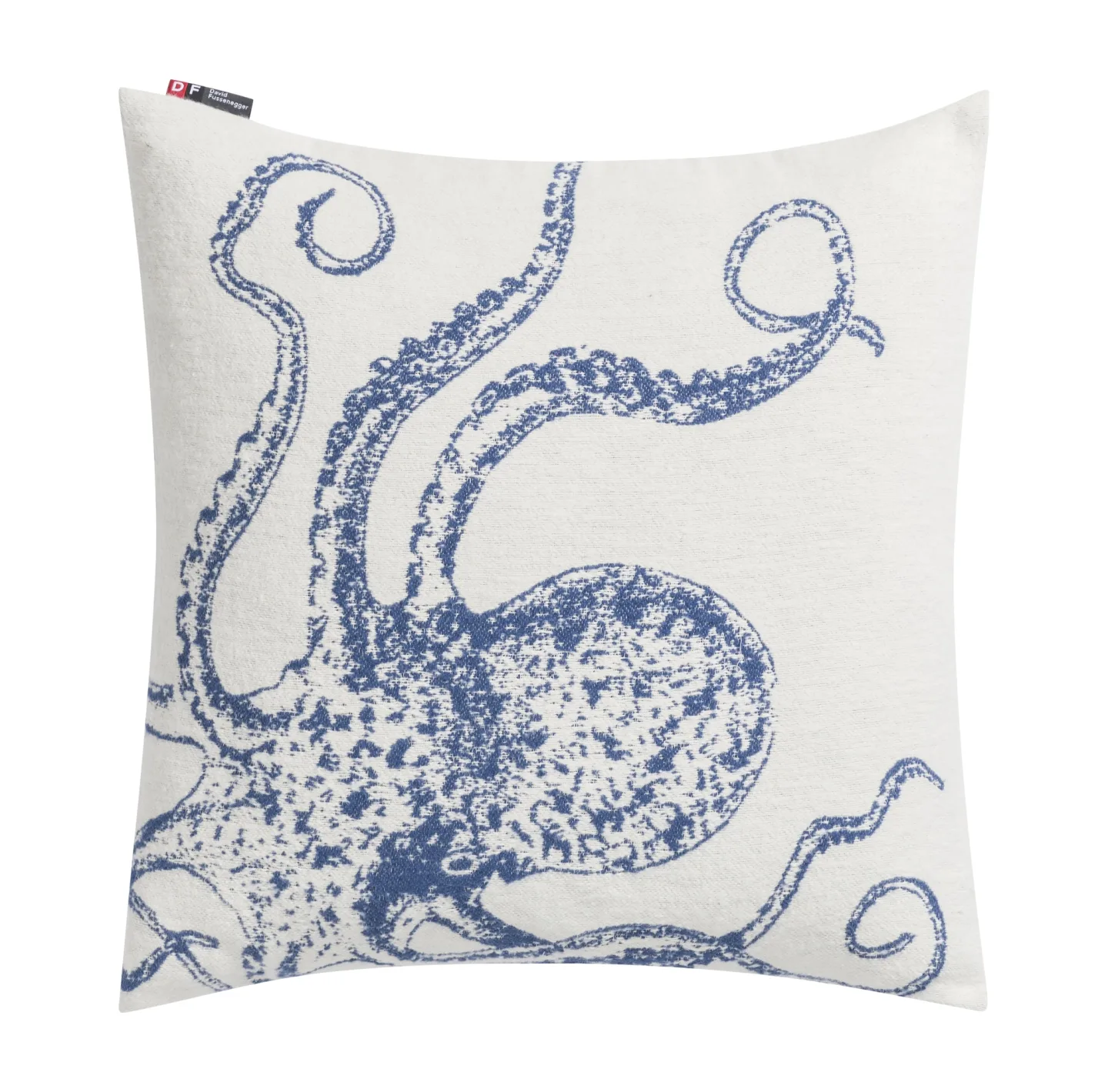 Sander AG Kissenhülle Nova Oktopus, Blau 50 x 50 cm | Schubiger Möbel