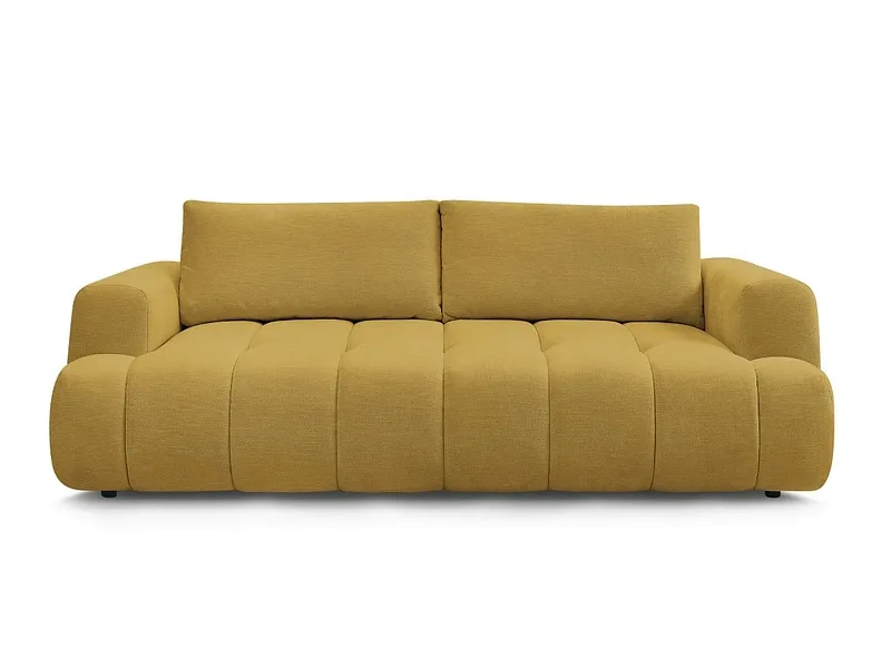 3er Sofa BOBOCHIC FUJI Stoff gelb