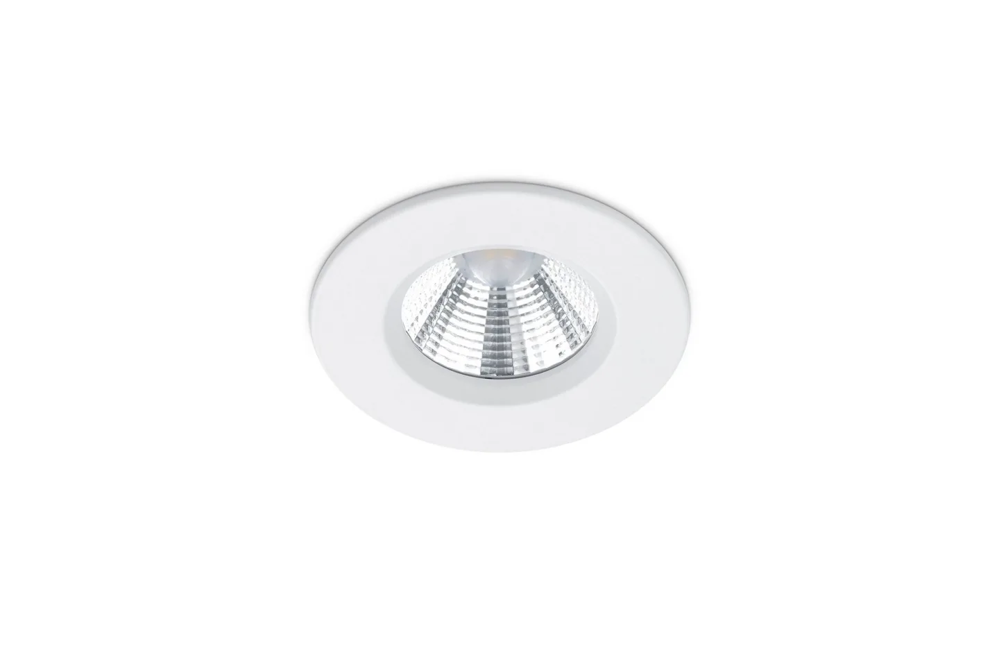 Zagros LED infälld Spotlight IP65 mattvit rund - Vit