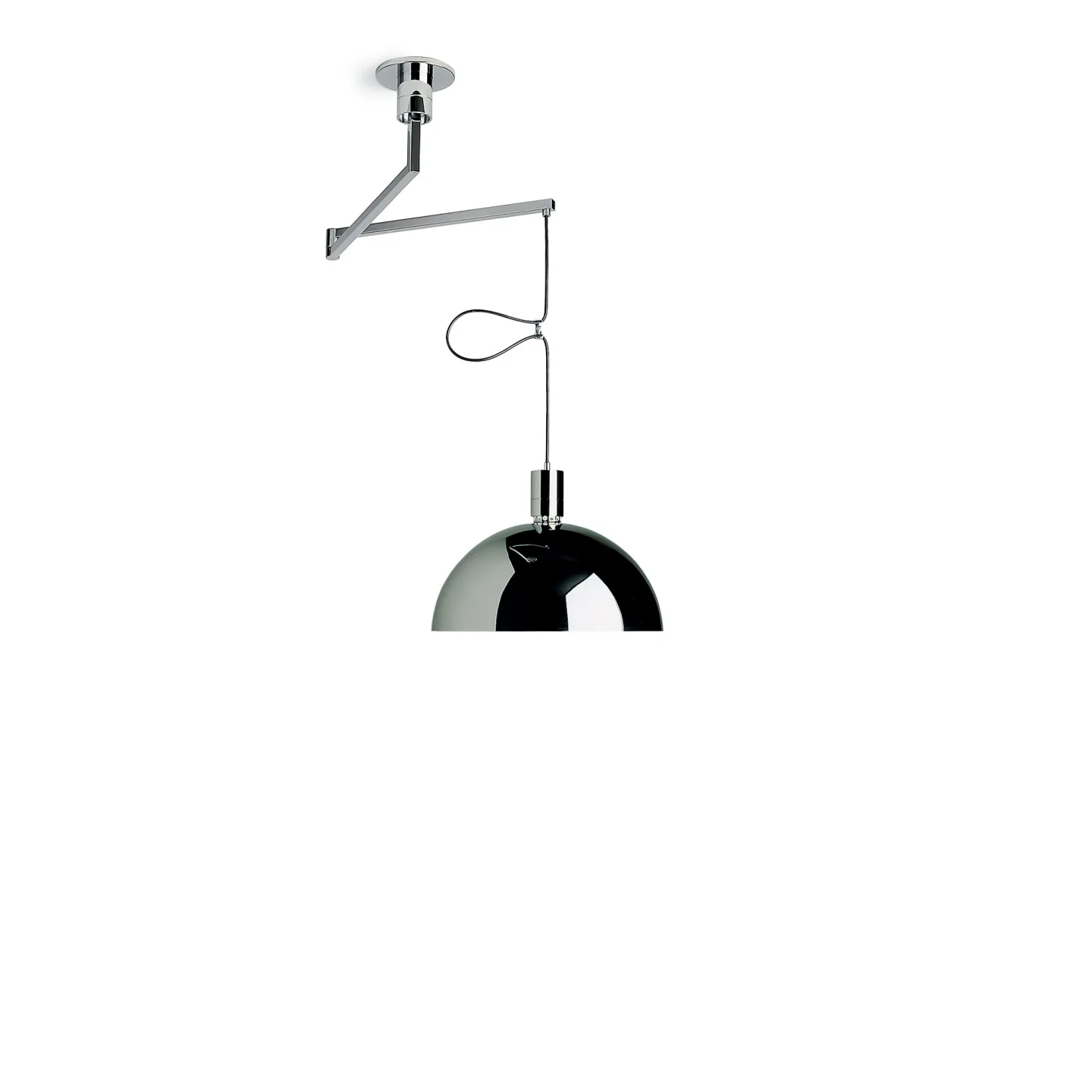 Nemo Lighting - AS41Z Pendant, Chrome - Pendellampor - Franca Helg,Franco Albini,Marco Albini,Antonio Piva - Silver