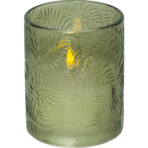 Star Trading - LED Ljus Flamme Leaf - Batteriljus - Grön