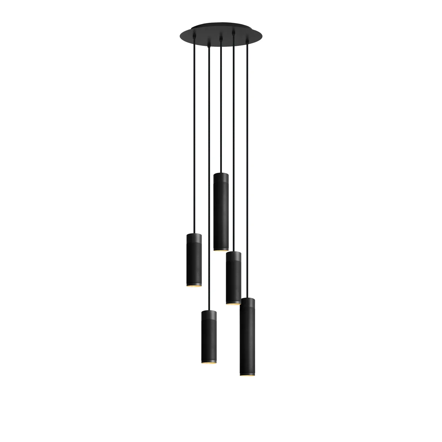Thorup Copenhagen - Thorup Copenhagen Pendant Cluster Lamp Large, Black-Browned Brass - Klusterlampor - Kasper Thorup - Guld - Metall