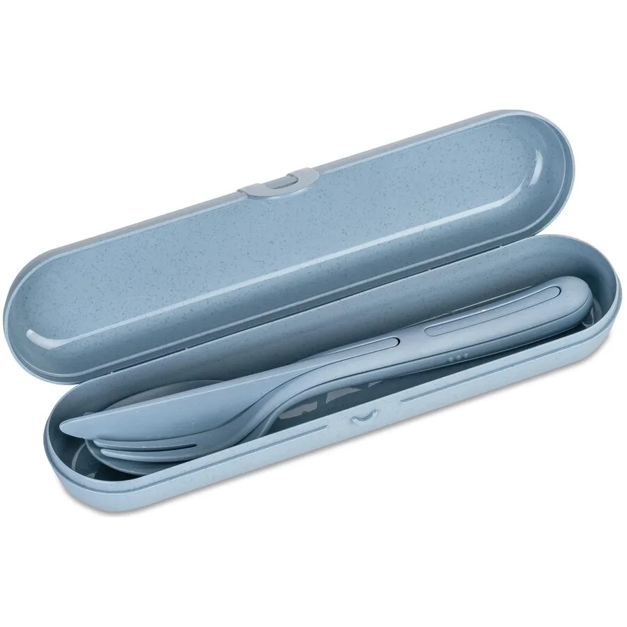 Besteck-Set Koziol Blau Kunststoff 3 Stk