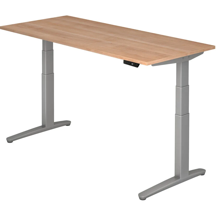 Schreibtisch Office Nussbaum Dekor Holzwerkstoff B 180 T 80 cm