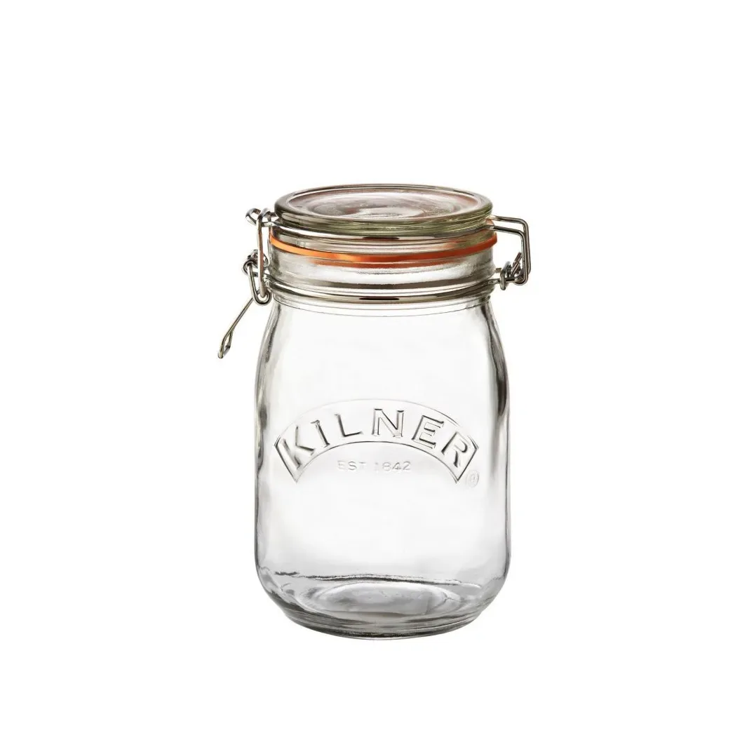 Kilner Kilner runde Bügelverschlussglas Klar, 1 l