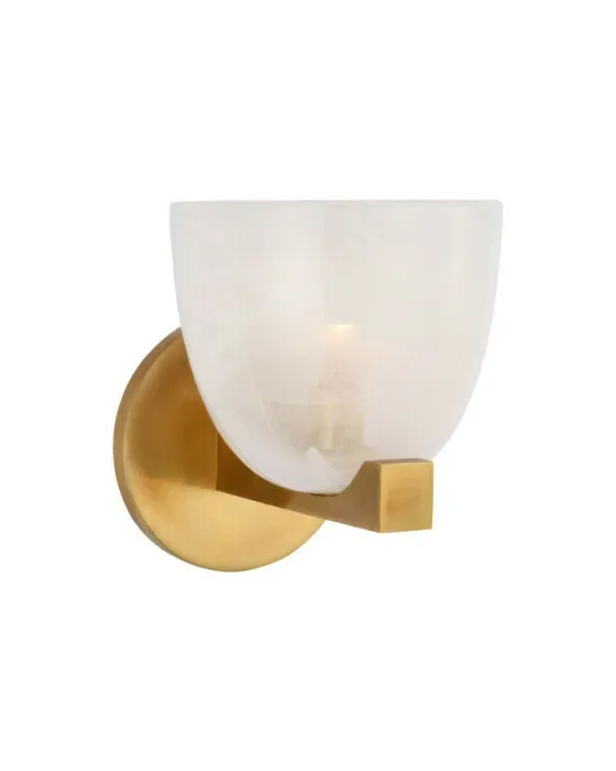 Carola Single Sconce Antique Brass