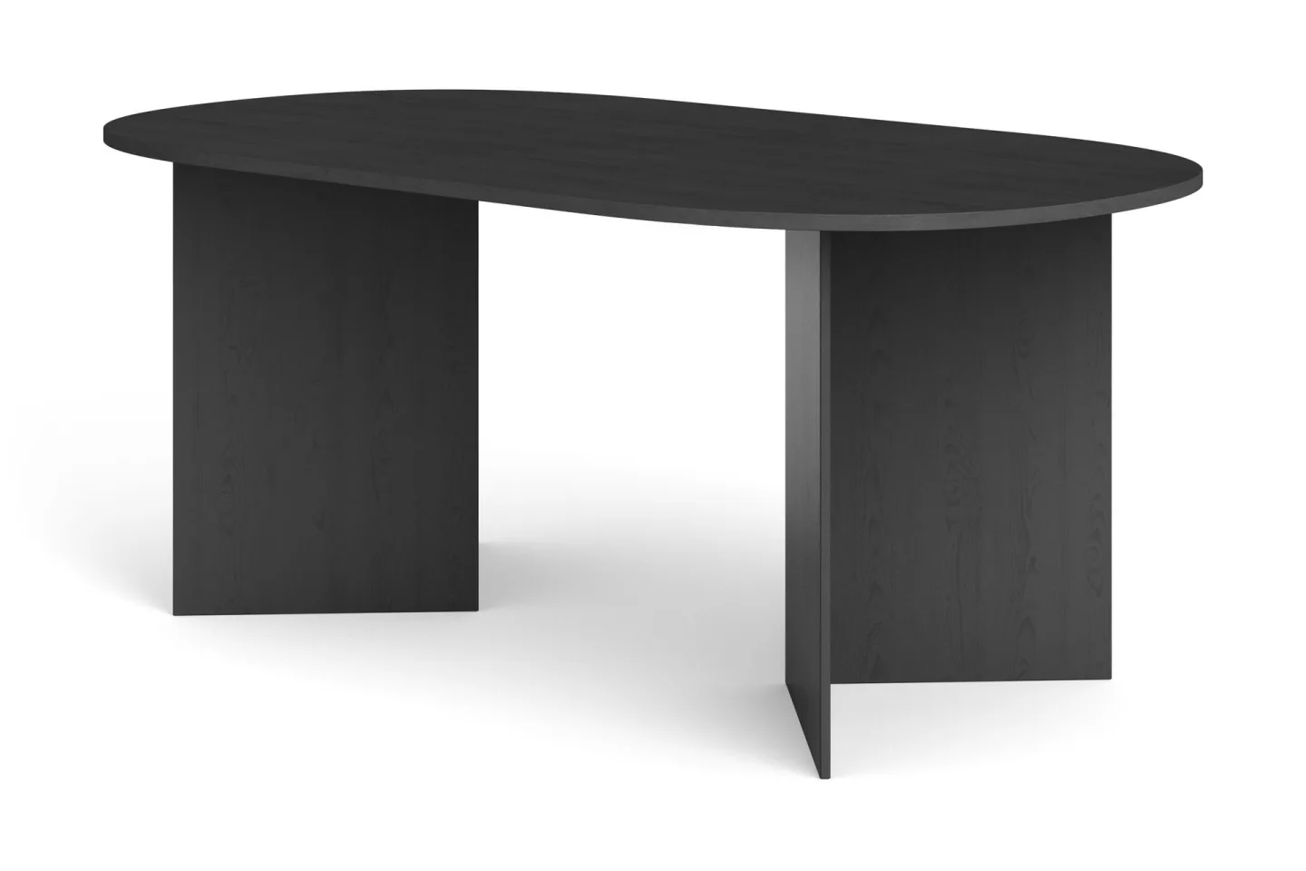 Vera Matbord Oval 180x100 cm Fanér - Svart