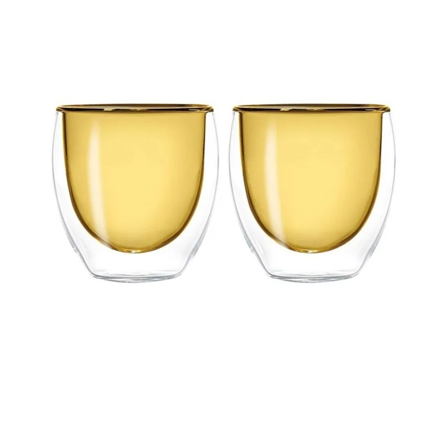 Espressotassen-Set Easy Life Gelb Glas
