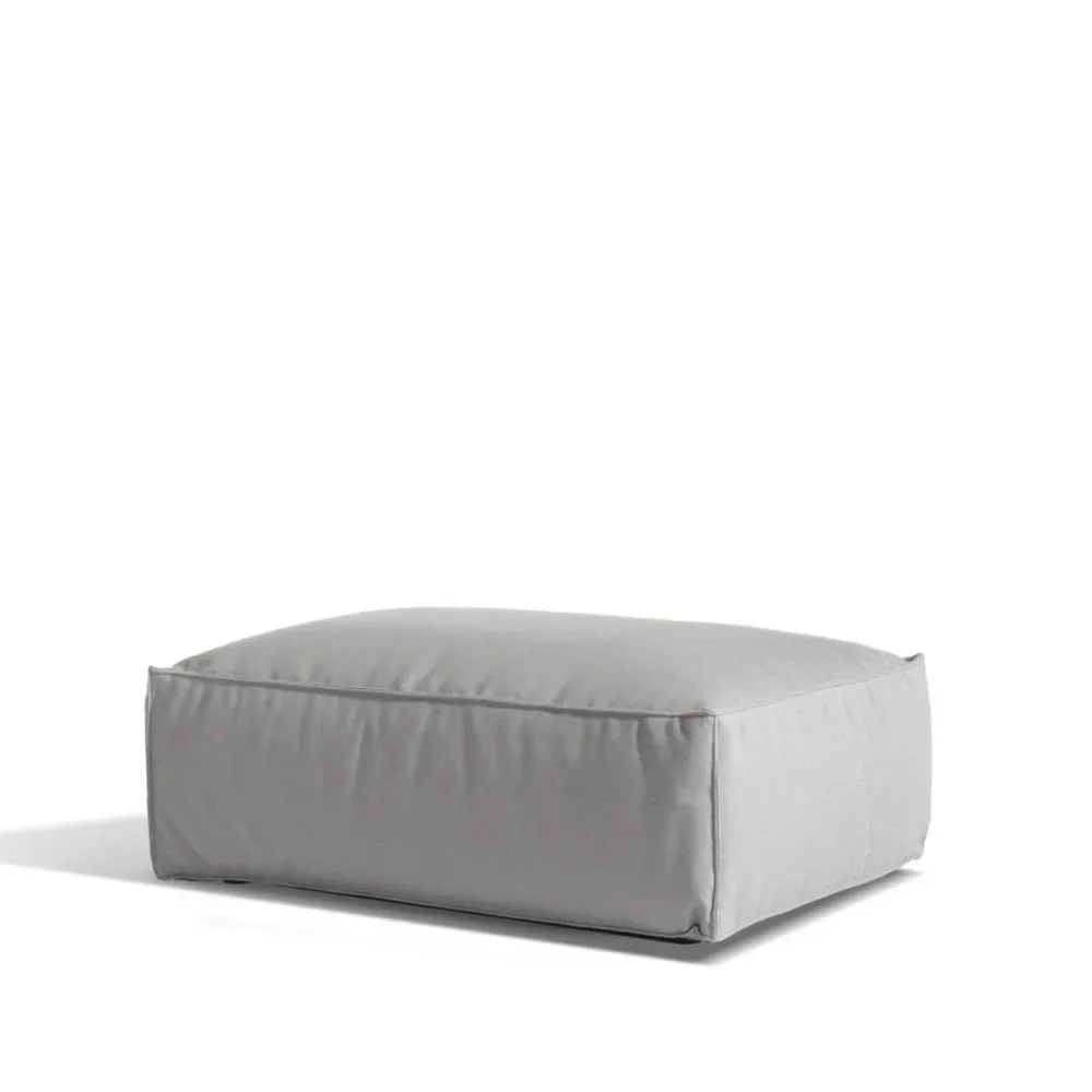 Skargaarden Asker Modulsofa Sunbrella Sling light grey, Fußhocker