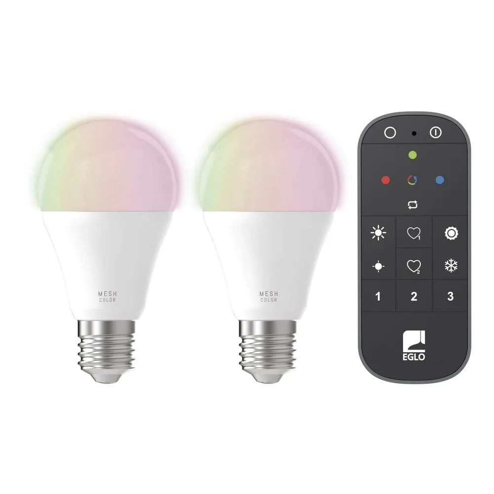 Ljuskälla 2xLM-ZIG-RGB/CCT E27 A60 9W Opal - 6 cm