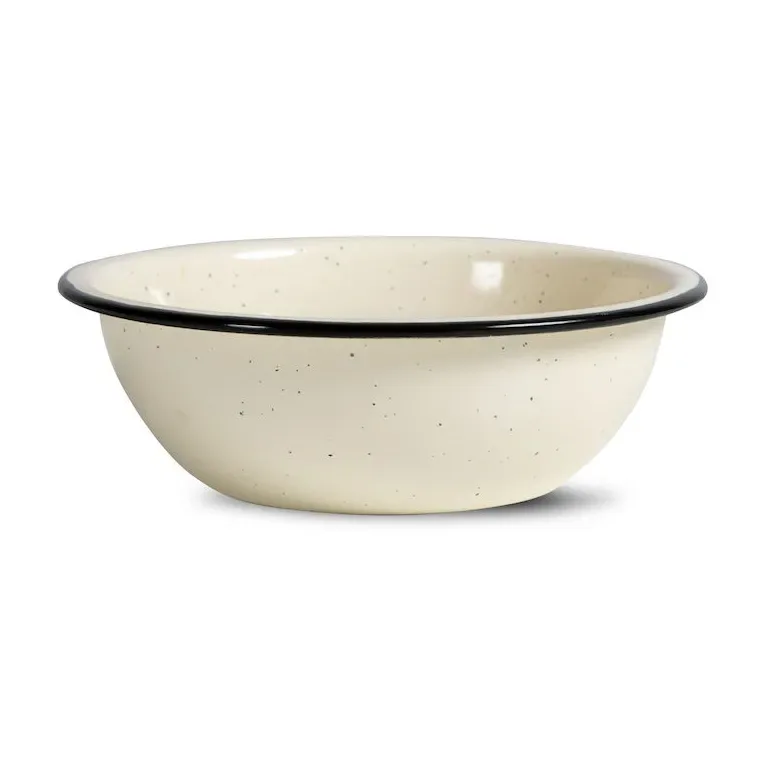 Sagaform Doris Emailleschale Ø16cm Beige
