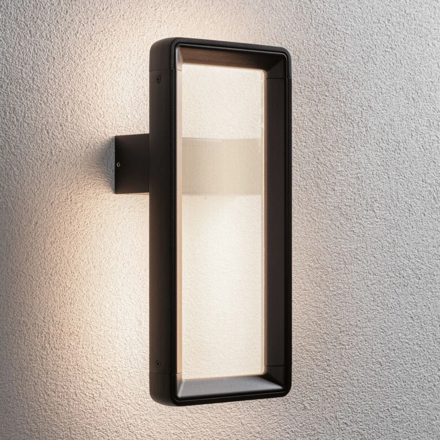 Reana Außenwandleuchte SWR Anthrazit - Paulmann - Modern - Metall - Eckig