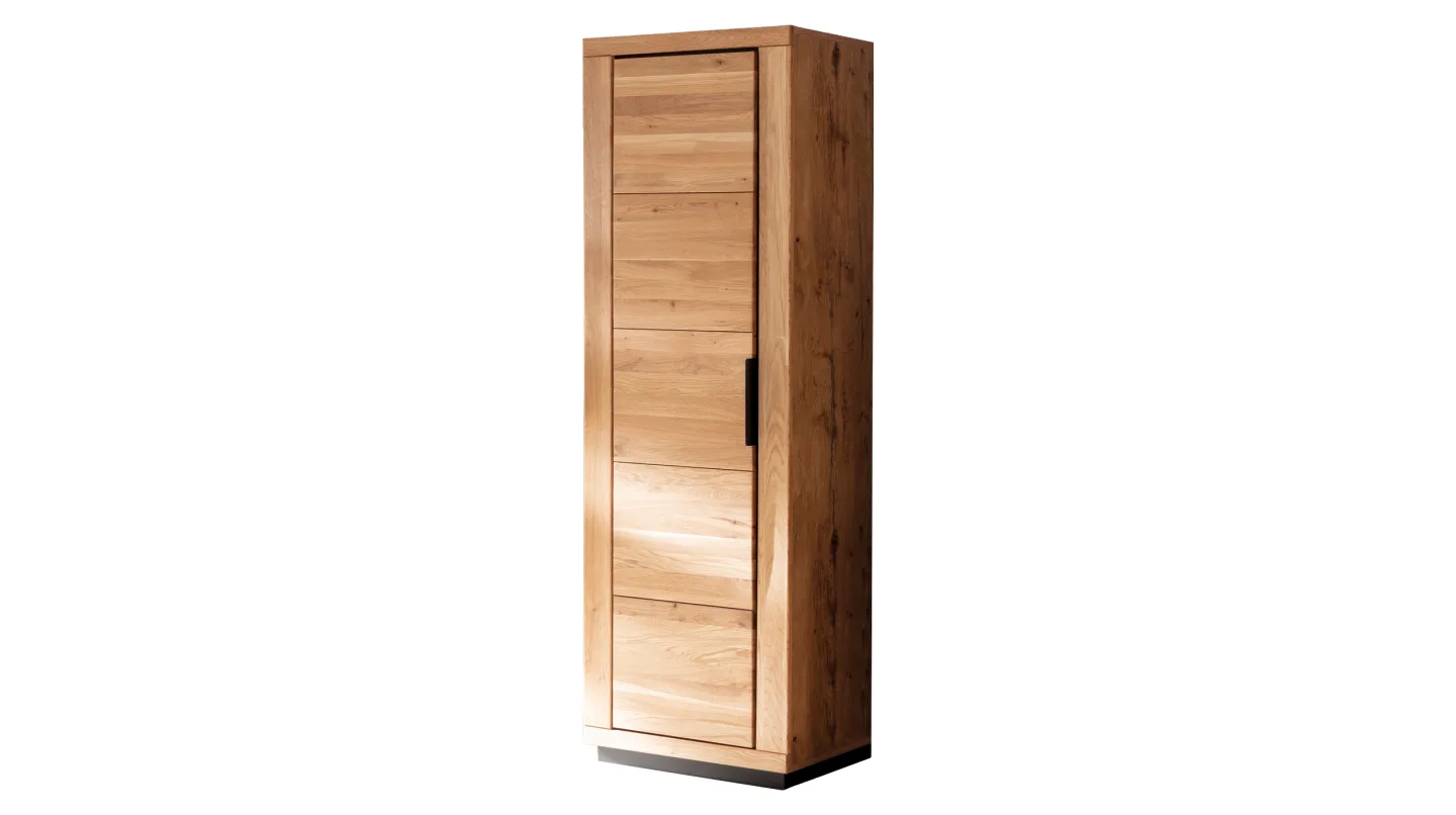 Garderobenschrank Wildeiche massiv geölt - 70 cm - GRENO