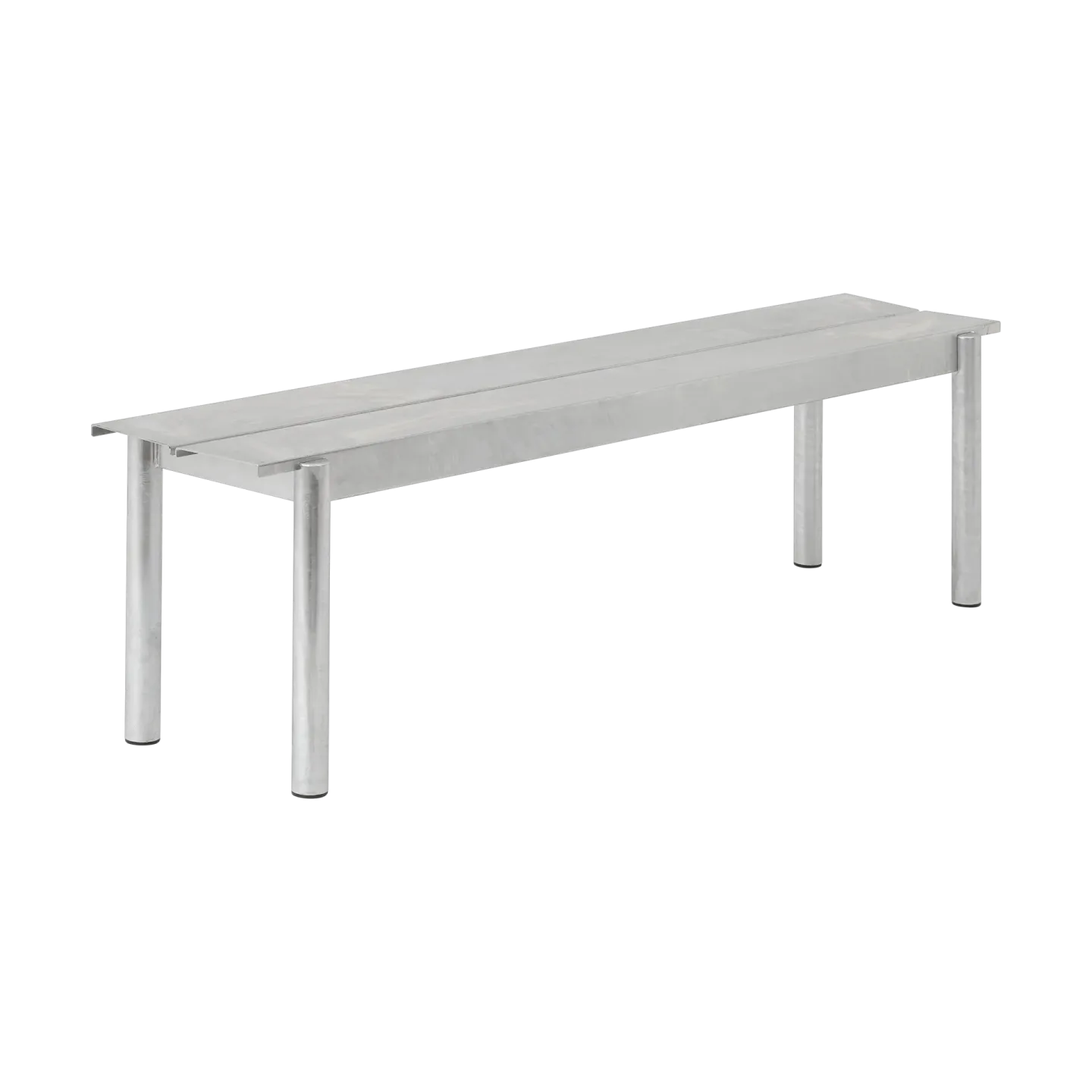 Muuto Linear steel bench Stahlbank 170cm Warm galvanized steel