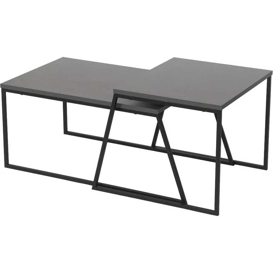 Yasam anthrazit Melaminbeschichtete Spanplatte B 88 T 50 cm