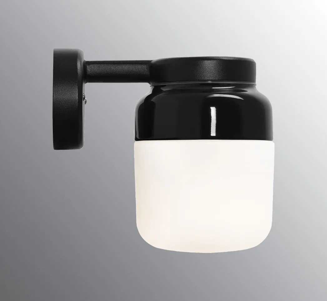 Ifö electric - Ohm Wall 140/205 - Badrumslampa - Svart