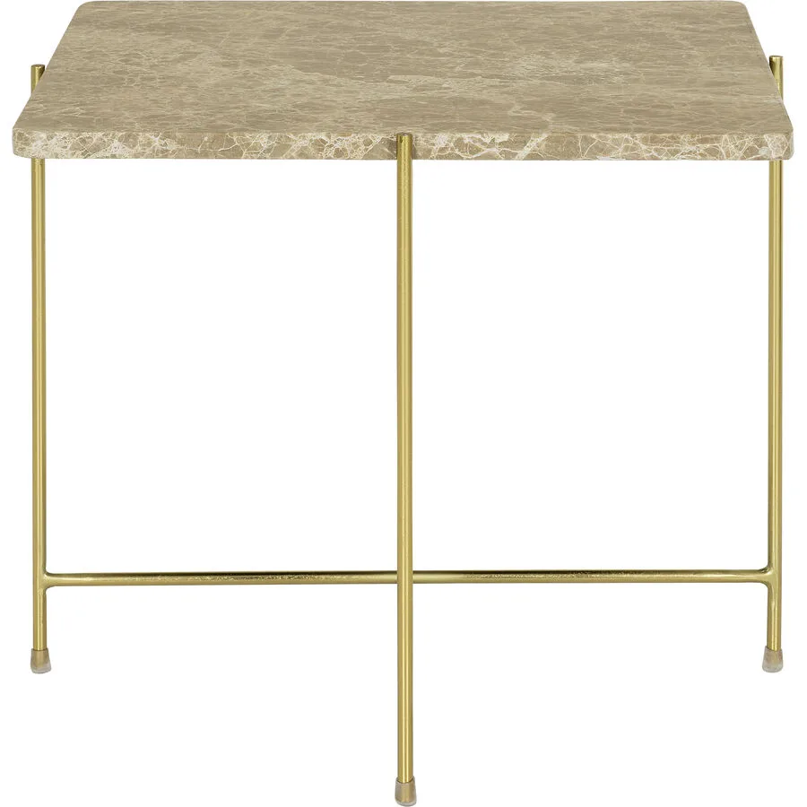 Salontisch Vanja braun Marmor B 50 H 45 cm