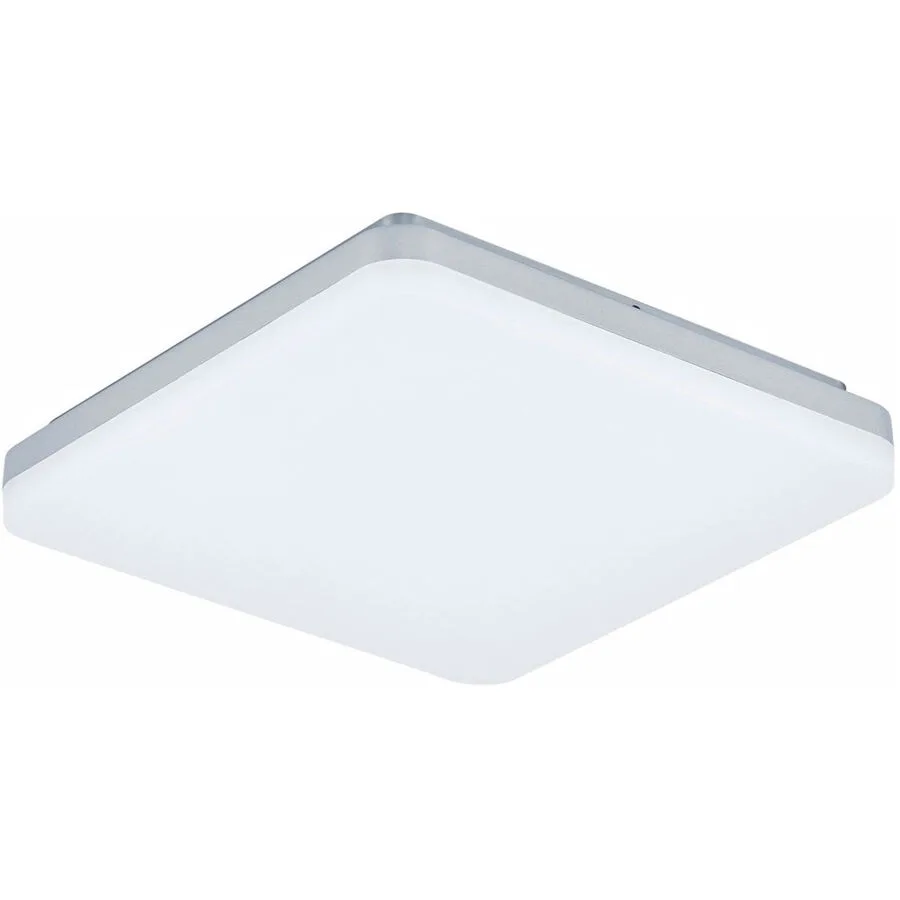 Deckenlampe Adeline Silber 26 cm 4.3 cm - Material: Aluminium / Acrylglas - LED - LED Energiesparlampen