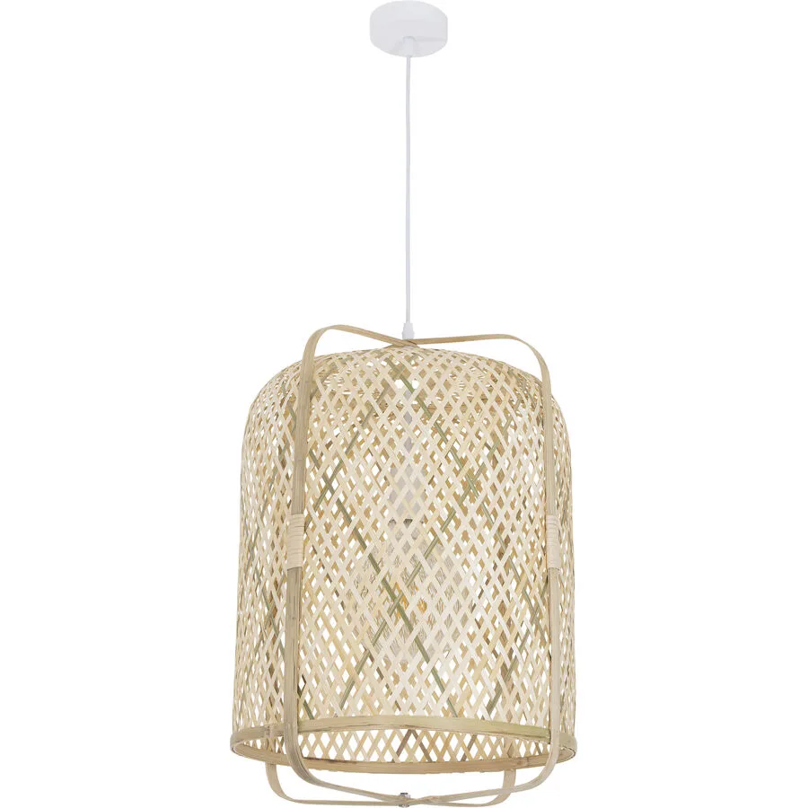 Pendellampe Tigris Braun Bambus 35 cm 120 cm - Farbe: Natur