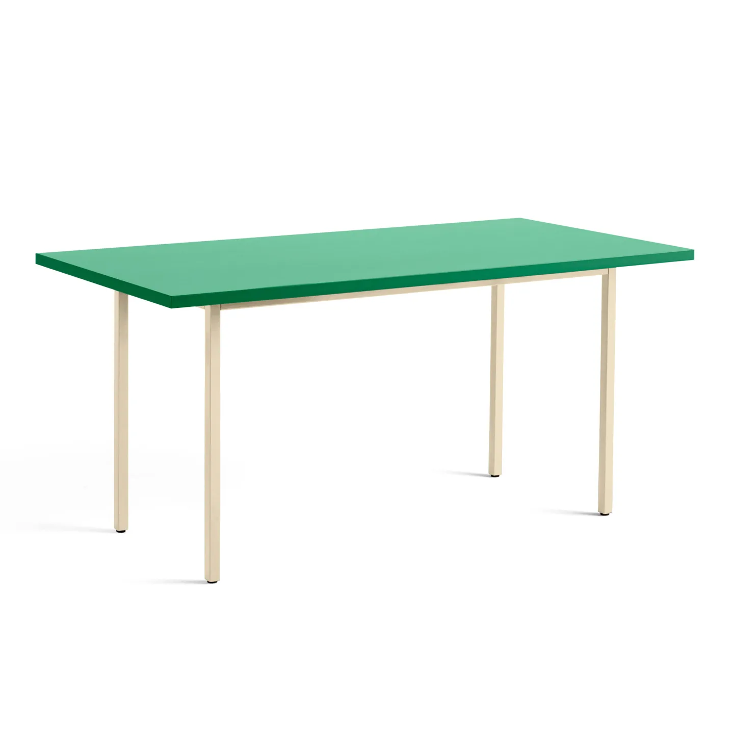 HAY - Two-Colour Table 160 Green Mint / Ivory - Matbord - Muller Van Severen - Grön,Beige - Metall