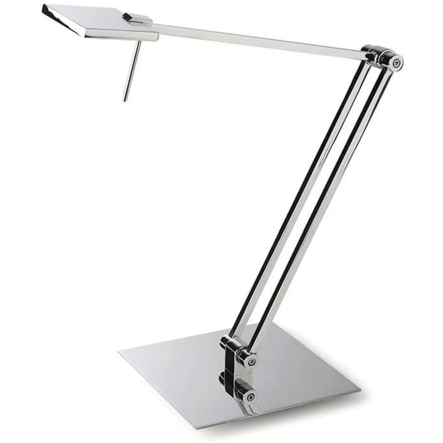 Tischlampe Chaim Grau Metall 57 cm - Farbe: chrom - LED - LED Energiesparlampen