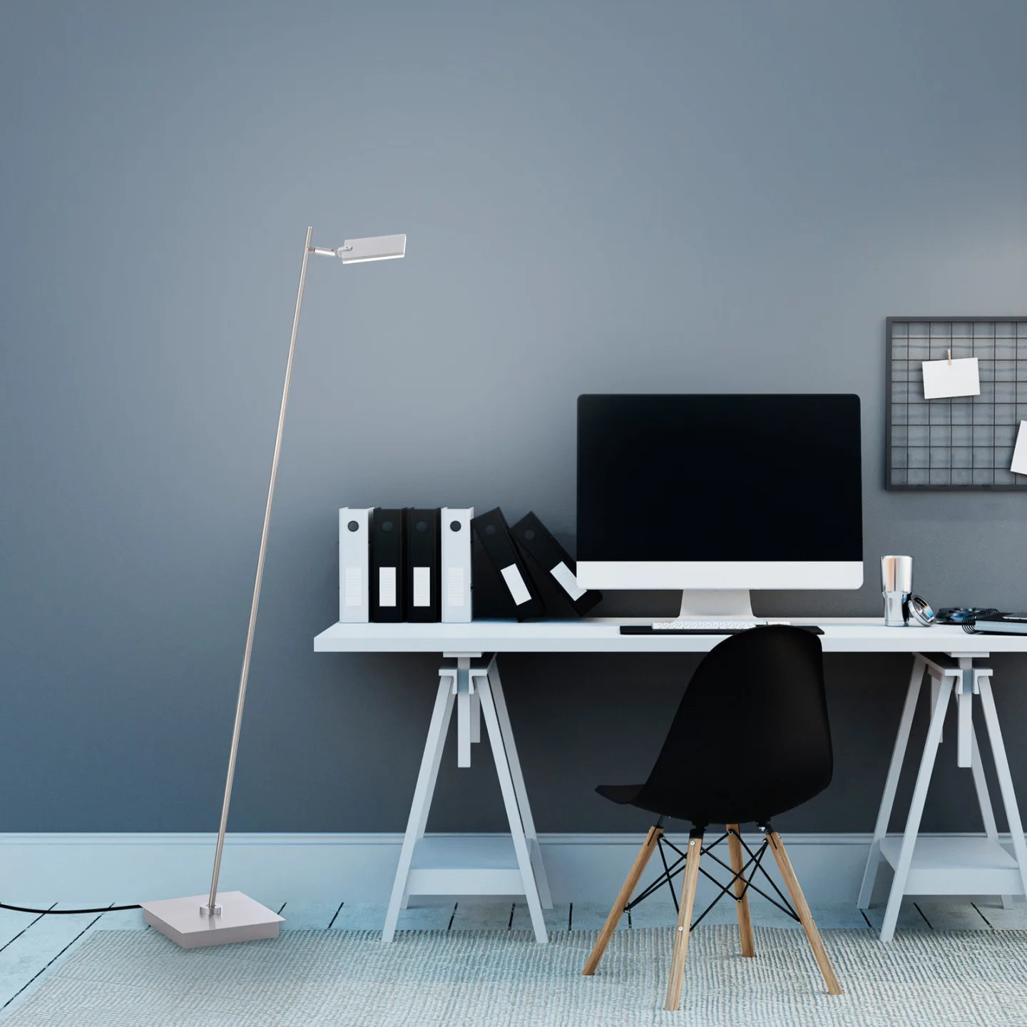 Mira LED-Stehleuchte, diamond, Fernbedienung, CCT - PURE Pure Mira - Wohnzimmer - Modern - Metall - Mit Schirm