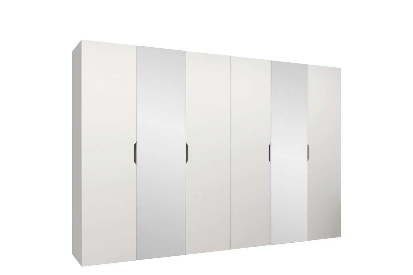 Abano Garderob m. Spegel 52x202 cm - Vit