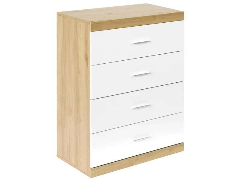 Kommode ARES 4 Schubladen 40x60x84cm eiche dekor