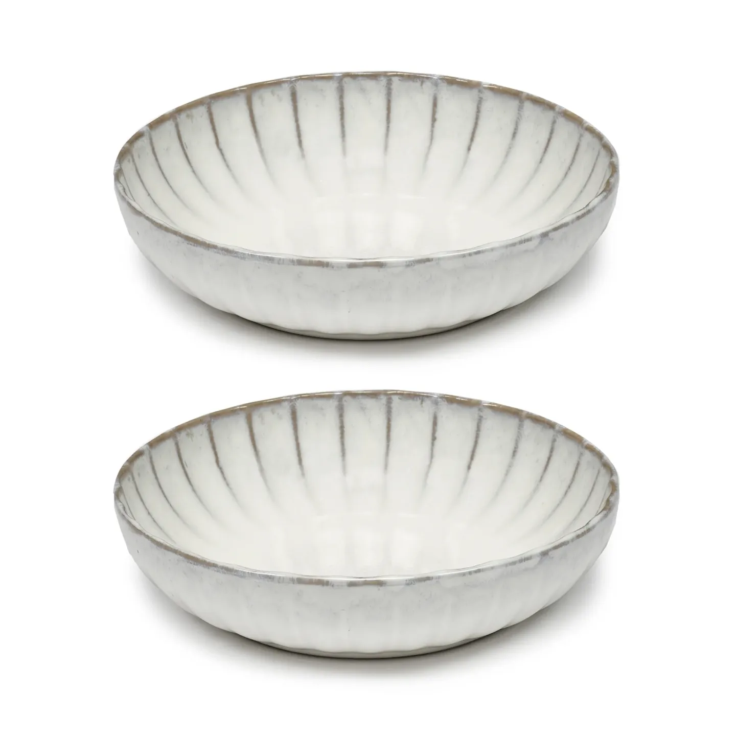 Serax Inku high Teller XS Ø16 cm 2er-Pack White