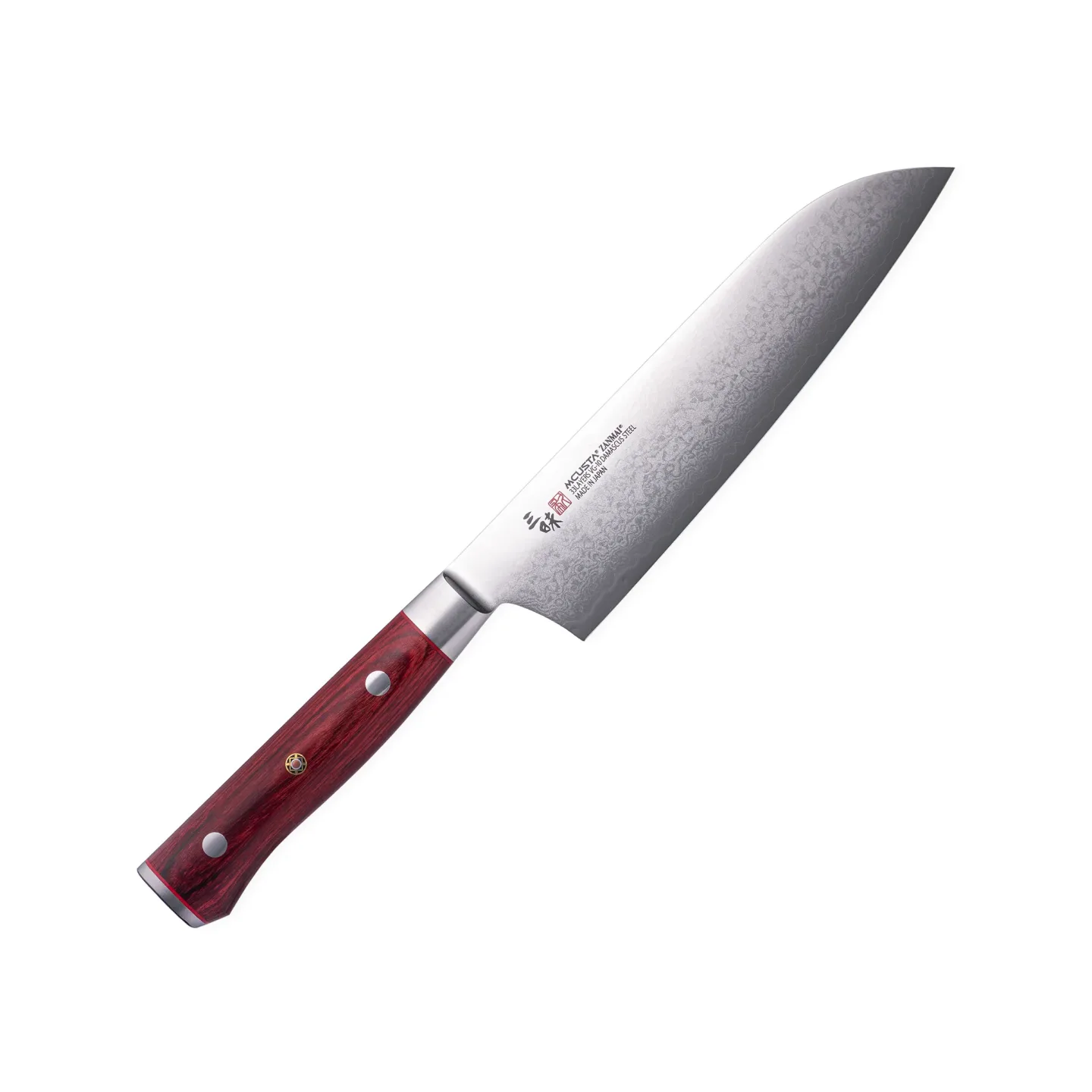 Mcusta Zanmai Damascus Santokukniv 18 cm