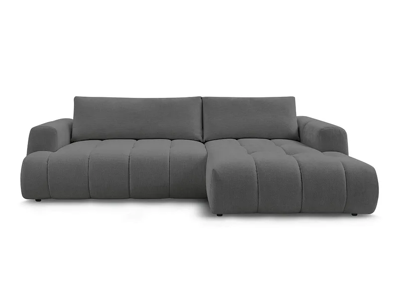 Ecksofa BOBOCHIC FUJI Stoff dunkelgrau