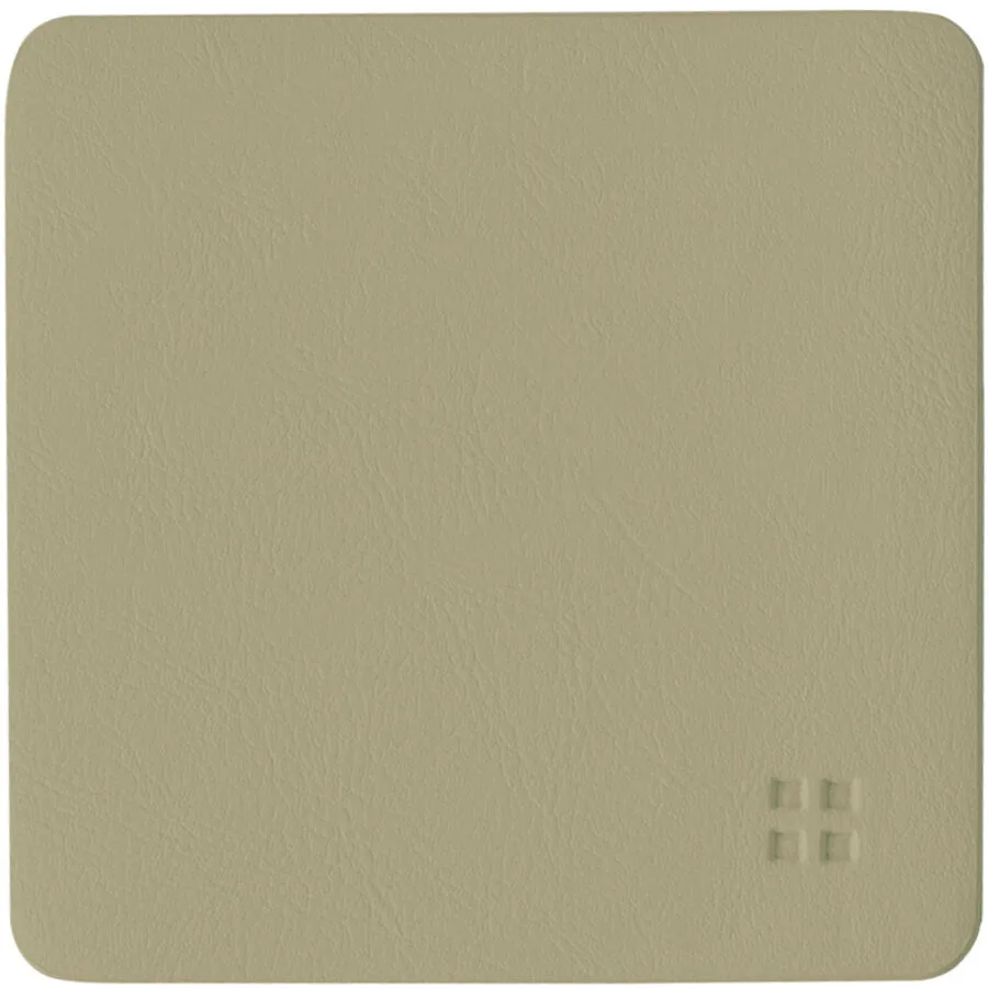 Untersetzer Ambiente olive PVC Quadratisch B 10 cm