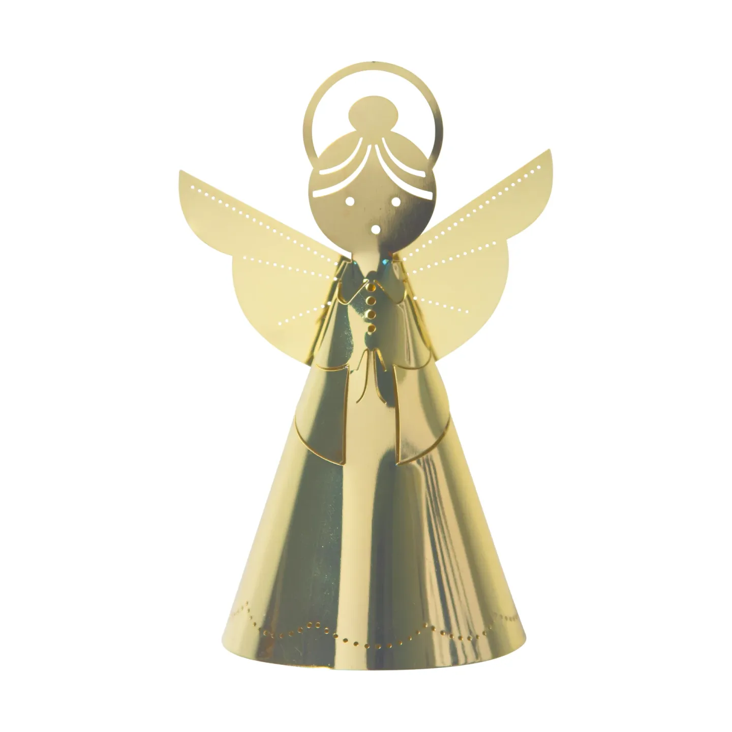 Pluto Design Singing angel dekoration guld 11 cm