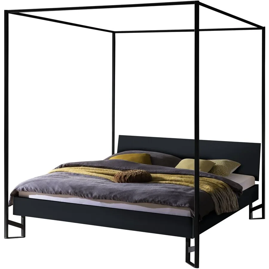 Hasena Himmelbett Frank Anthrazit MDF 140 x 200 cm