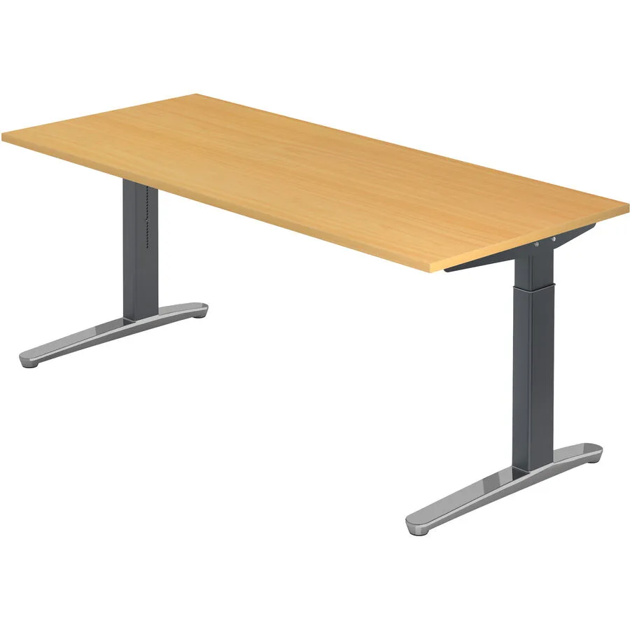 Schreibtisch Office buche Holzwerkstoff B 180 T 80 cm