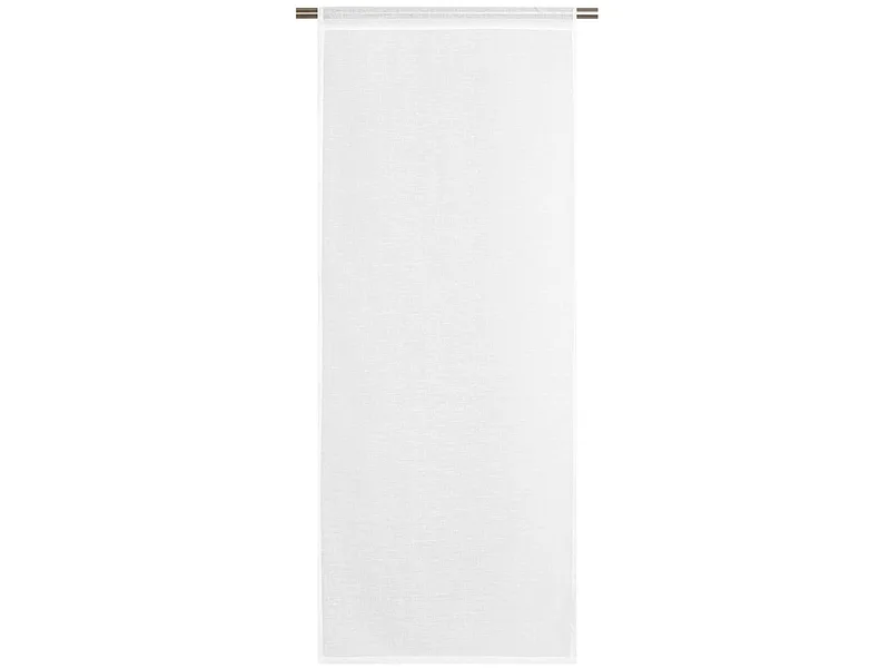Scheibengardinen AMÉO 45x120cm kleiderstangegriff durchsichtig weiss