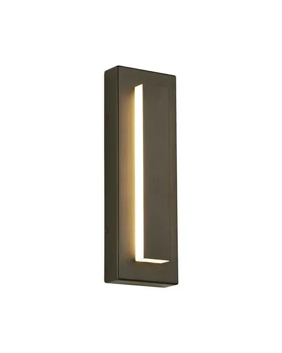 Aspen 15" Outdoor Wall Sconce Charcoal