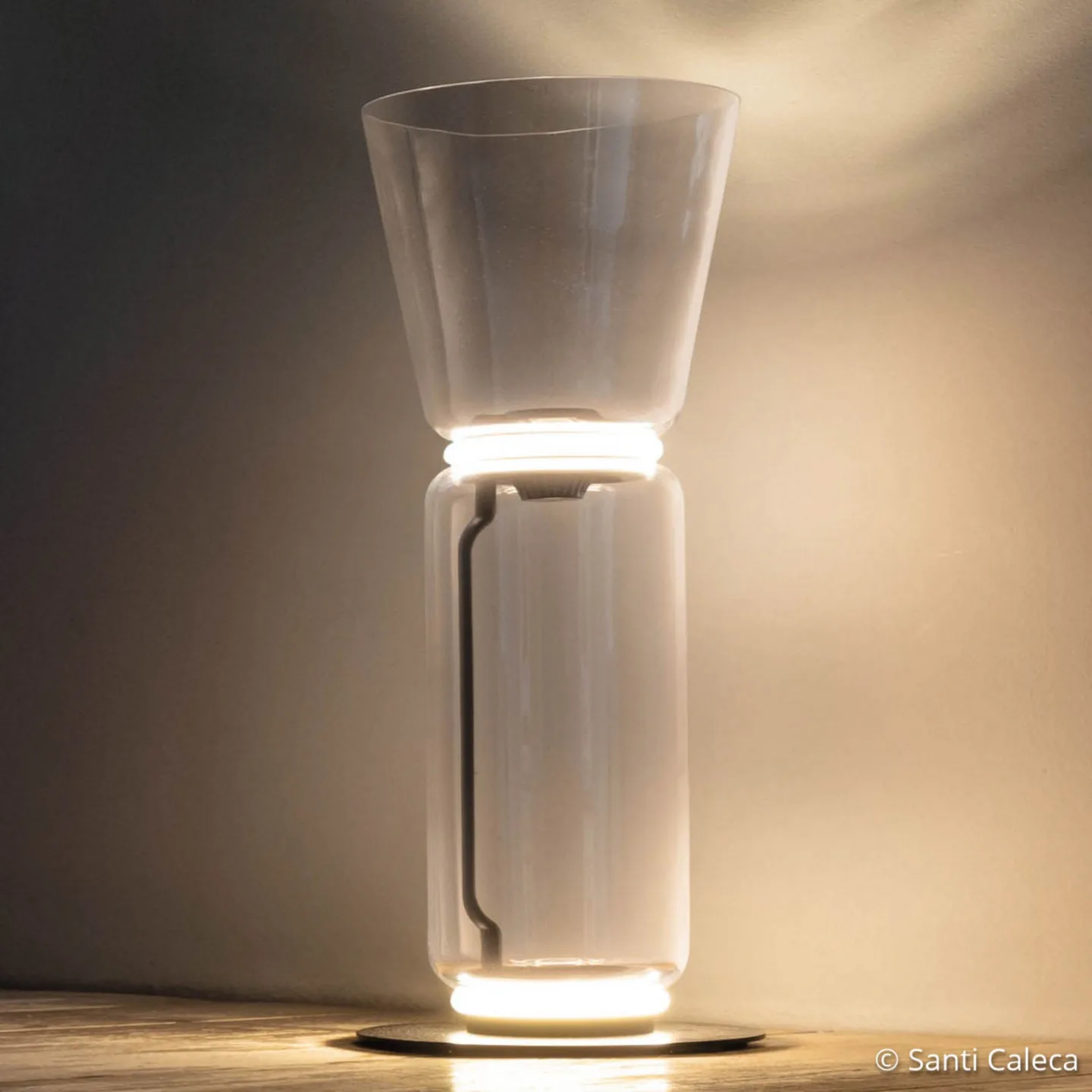 Noctambule F1 Stehleuchte High Cylinder & Cone - Flos - Wohnzimmer - Design - Glas - Mehrflammig
