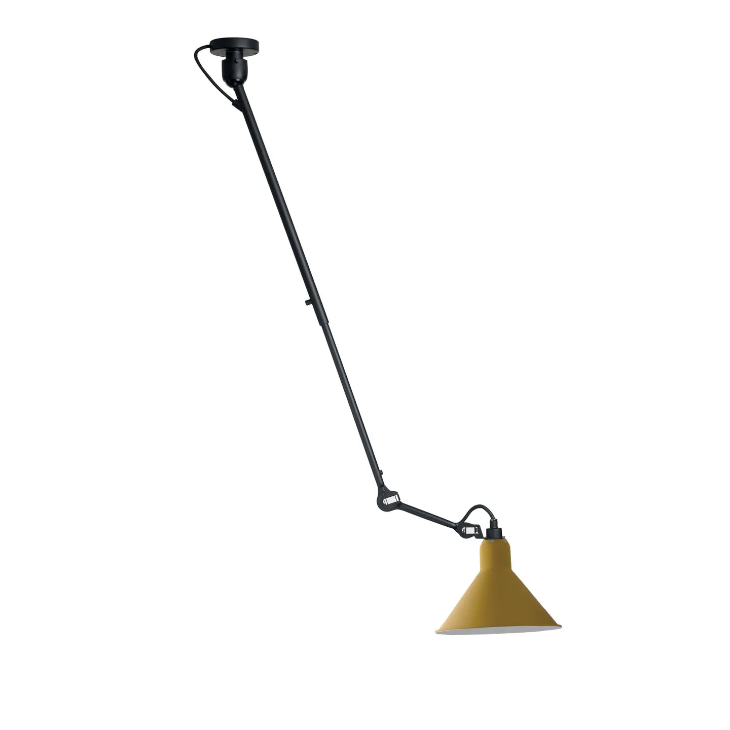DCWéditions - Lampe Gras No302 - Conic, Gul - Pendellampor - Bernard-Albin Gras - Gul