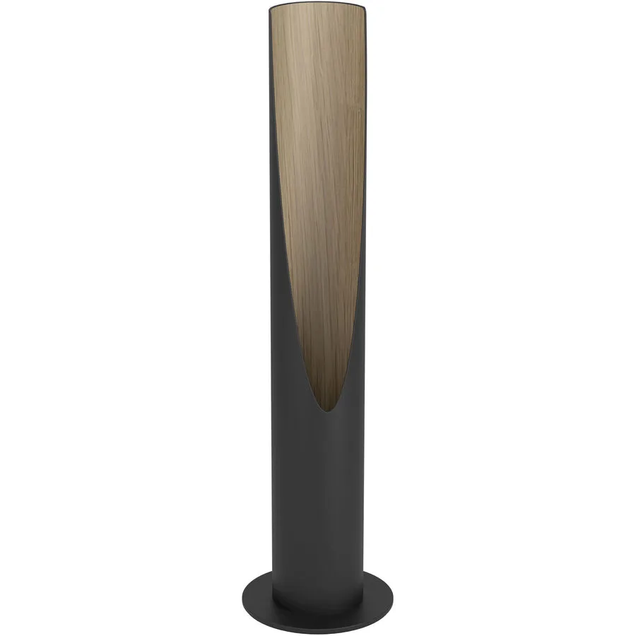 Eglo Tischlampe Barbotto Braun/Schwarz Stahl/Holz 39.5 cm - Material: Holz/Stahl