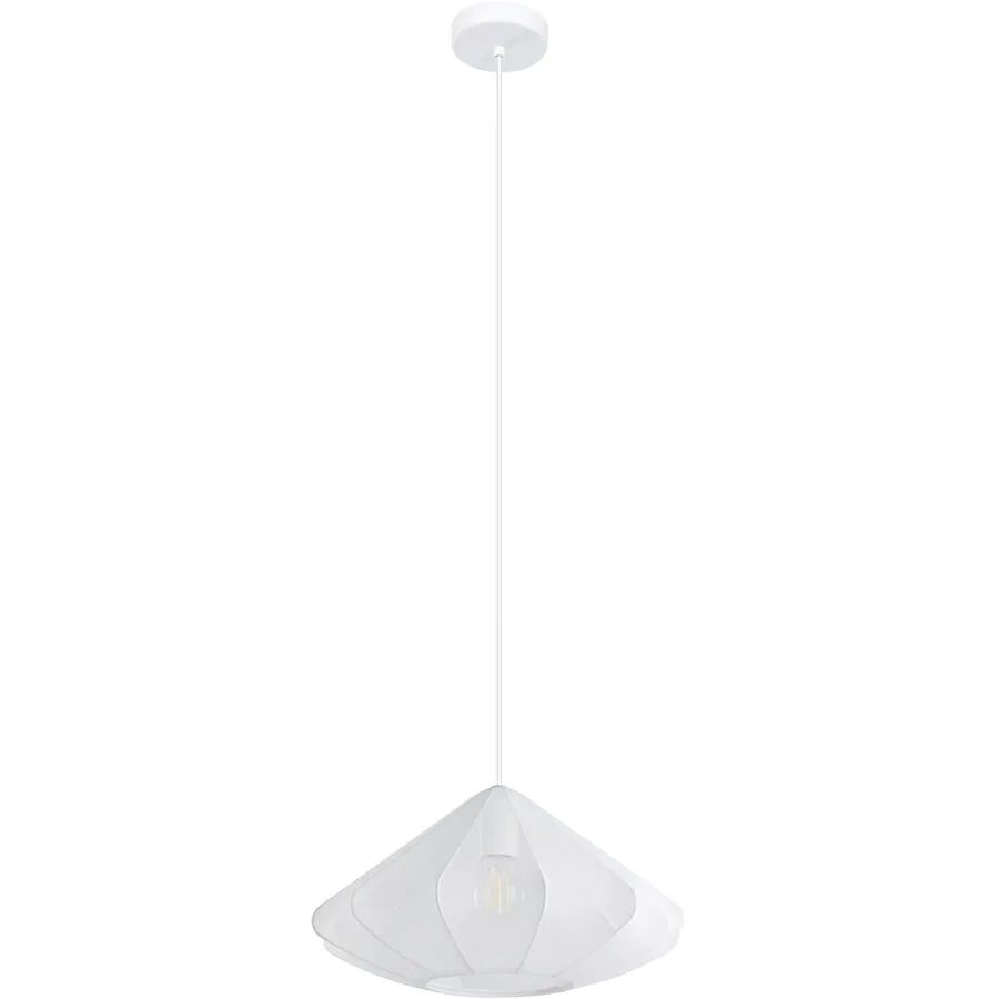 Eglo Pendellampe Dolwen Weiss Stahl 110 cm